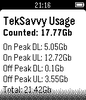 TekSavvy Usage for Pebble